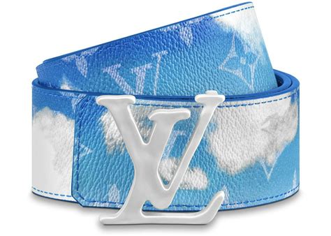 louis vuitton lv shape reversible belt clouds|Louis Vuitton Lv Belt.